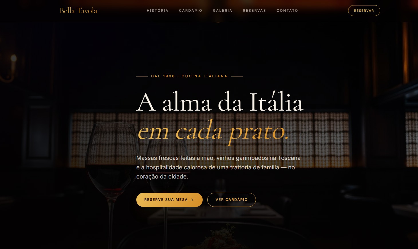 Projeto Bella Tavola